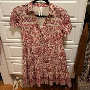 Anthropologie boho short dress PS